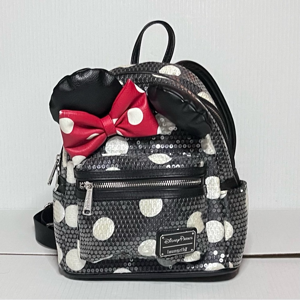 Disney Loungefly Sequin Mouse Backpack - image 1